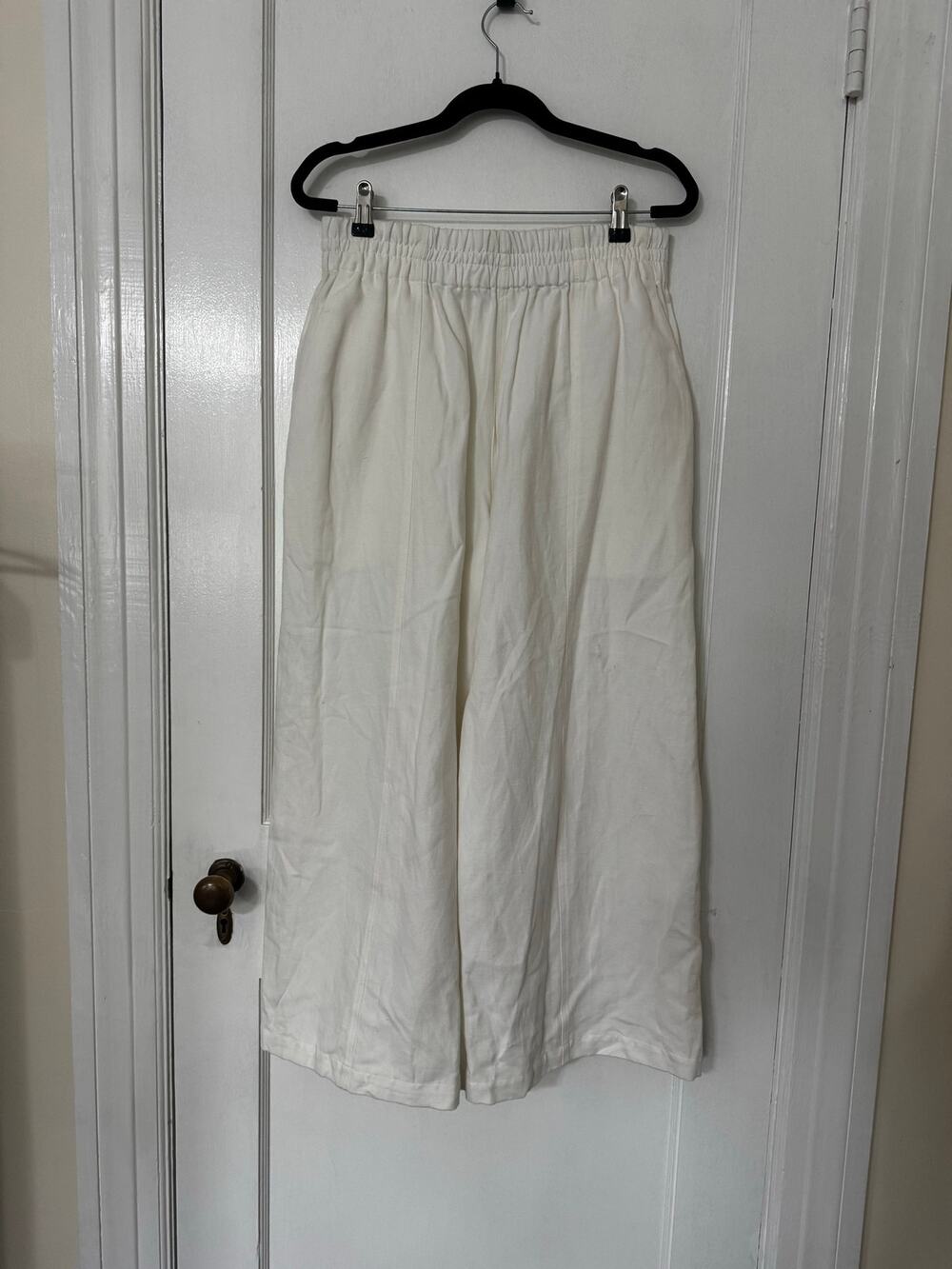 Apiece Apart Riva Linen Pant/Wide Legged Cropped Pant